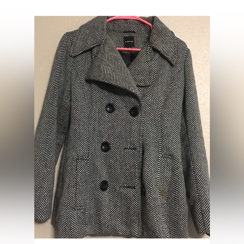 Rampage black and white coat